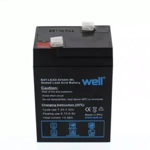 Acumulator 6V 4A PLUMB ACID WELL BAT-LEAD-6V4AH-WL
