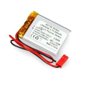 Acumulator Lithium Polymer 12206 550mAh 1S 3.7V conector JST-BEC 40x30x5mm AKYGA Battery