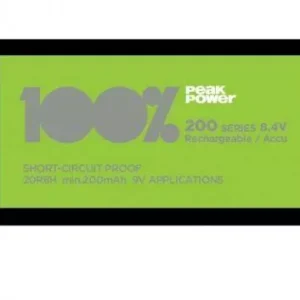 Acumulator NIMH 9V 200mAh Peakpower