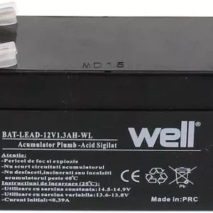 Acumulator plumb acid 12V 1.3AH Well BAT-LEAD-12V1.3AH-WL