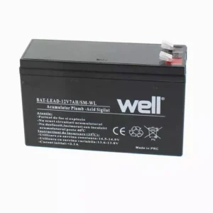 Acumulator plumb acid 12V 7Ah carcasa mica 150x50x90mm Well