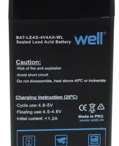Acumulator plumb acid 4V 4Ah Well 48x48x101mm