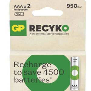Acumulatori R3 AAA NiMH 950mAh 2buc GP ReCkyo GP100AAAHCER21-2TLB2