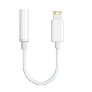 Adaptor Apple Lightning tata - Jack 3.5 mm mama alb AUX005 Choetech