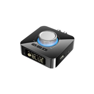 Adaptor audio DIGITAL RX/TX la ANALOGIC 2x RCA +Bluetooth / USB/ Card MicroSD + JACK 3.5 mm + potentiometru volum +telecomanda M