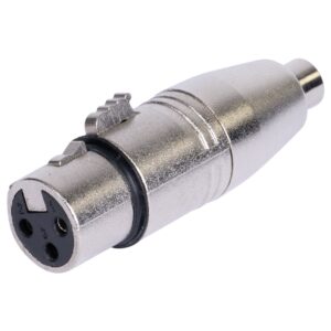 Adaptor audio mono mama XLR - mama RCA BST 18-5578