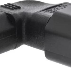 Adaptor de alimentare IEC-320-C14 la IEC-320-C13 la 90 grade spre stanga Valueline VLEP11903B