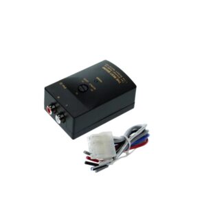 Adaptor de masina audio STEREO HIGH TO LOW 50W 1A HI(difuzoare) - LOW(2x RCA)