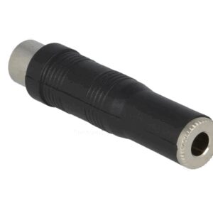 Adaptor DIN 5pin mufa tata - mama Jack 6.3 mm soclu 180 grade stereo PIN 5 JC63G-DIN5W