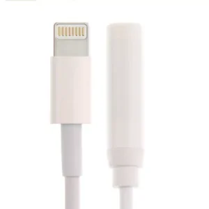Adaptor iPhone 7 Lightning la Jack mama 3.5 mm 0.1m