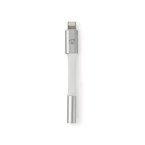 Adaptor iPhone Apple Lightning 8-Pin tata la Jack 3.5 mm mama 0.15m gri Nedis