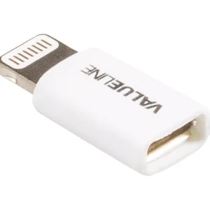 Adaptor iPhone Lightning tata - micro USB mama alb Valueline