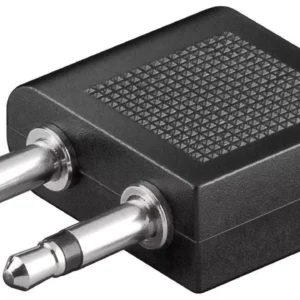 Adaptor Jack de casti 3.5 mm pentru avion Goobay