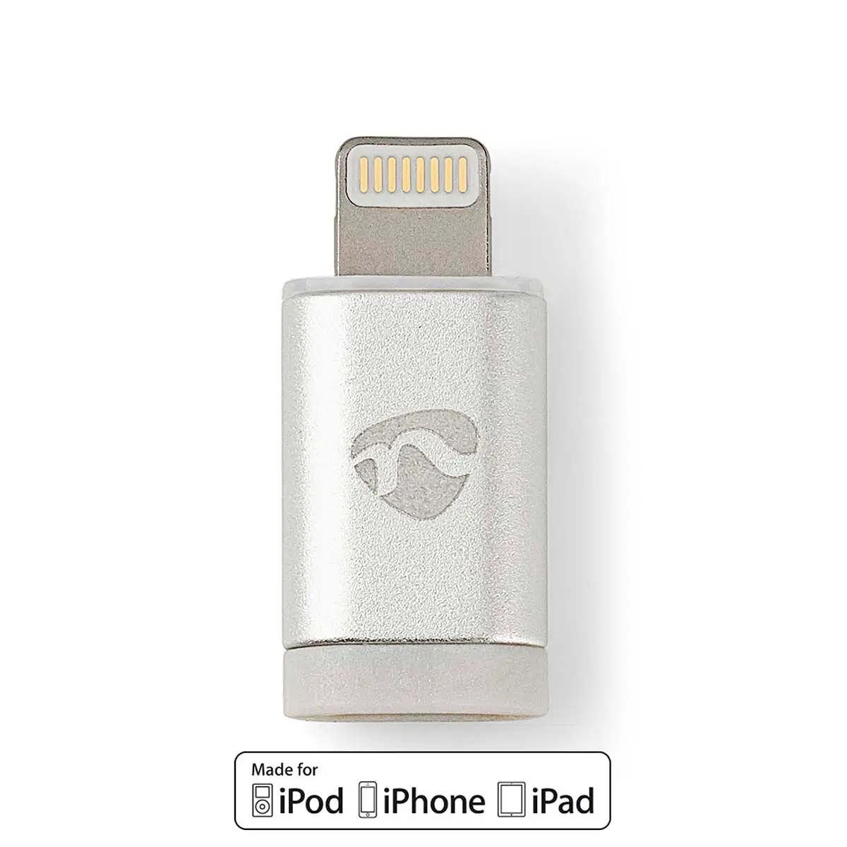 Adaptor Lightning 8-pini tata - Micro USB mama Nedis CCTB39901AL