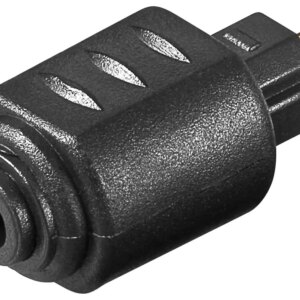 Adaptor Mini-TOSLINK 3.5 mm mama la TOSLINK tata Placat cu aur 11924 Goobay