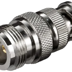 Adaptor N mama la BNC tata Placat cu aur pentru Transmisie Semnal de Calitate Goobay 10521