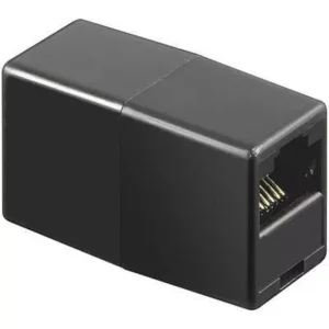 Adaptor prelungire RJ45 mama-mama negru Goobay