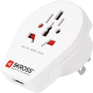 Adaptor priza Universal World - USA cu USB Skross 1.500262