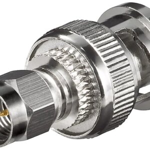 Adaptor SMA tata la BNC tata Placat cu aur pentru cablu RG 174/U 11855 Goobay