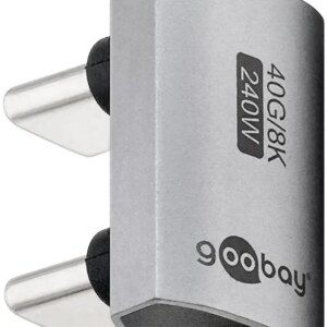 Adaptor USB-C3.1 mama - USB-C tata la 180 in forma de U Thunderbolt 3 /4 Goobay 74446
