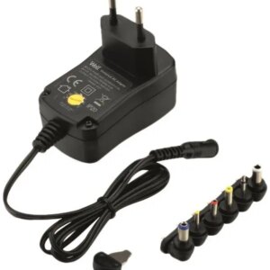 Alimentator universal in comutatie Well 600mA 3V /4.5V /5V /6V /7.5V /9V /12V +6 mufe PSUP-SMP-600MA/6T/2-WL