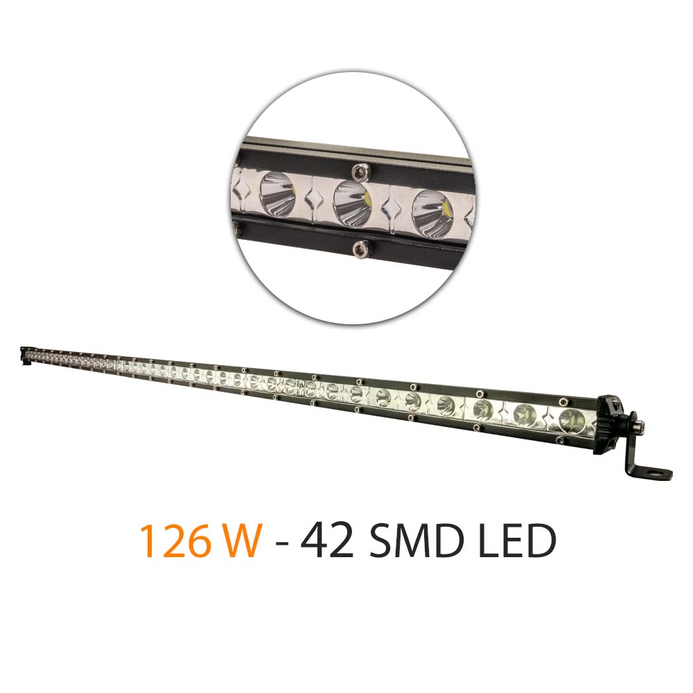 Bara LED Auto Off Road 126W 42SMD 8400lm 1120x30x48mm 12-32V CLL008 Carguard