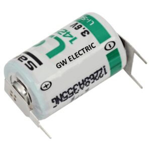 Baterie 1/2AA Lthium 3.6V 25.15x14.55mm + lamele SAFT LS14250