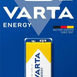 Baterie alcalina 9V 6LR61 1buc/blister Energy Varta VARTA-4122/E/1B