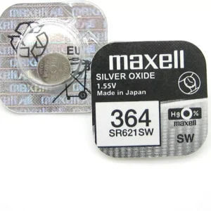 Baterie ceas AG1 Maxell SR621SW V364 1.55V oxid de argint