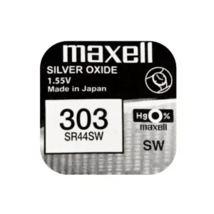 Baterie ceas Maxell SR44SW V303 AG13 1.55V oxid de argint 1buc
