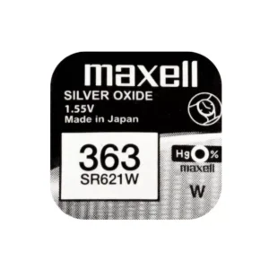 Baterie ceas Maxell SR621W V363 1.55V oxid de argint 1buc