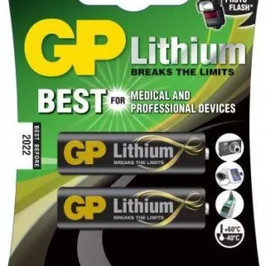 Baterii lithium R6 AA 2buc/blister GP