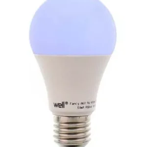 Bec cu LED A60 E27 9W 810lm 230V lumina RGB +lumina naturala 4000K +telecomanda Well