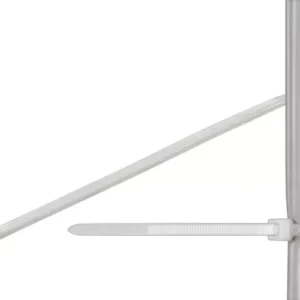 Bride din plastic transparente 200x3.5 mm pentru exterior ELEMATIC 100buc set