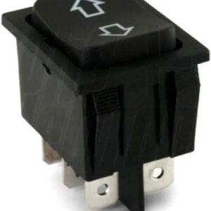 Buton comutator 12V 35A (MOM)-OFF-(MOM) fara retinere 28x22mm negru GBC 24.5550.00