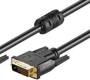 Cablu 2m DVI-D Tata 24+1 - DVI-D Tata 24+1 CA contacte aurite