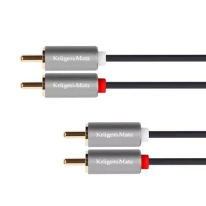 Cablu 2x RCA - 2x RCA 1.8m Basic Kruger&Matz