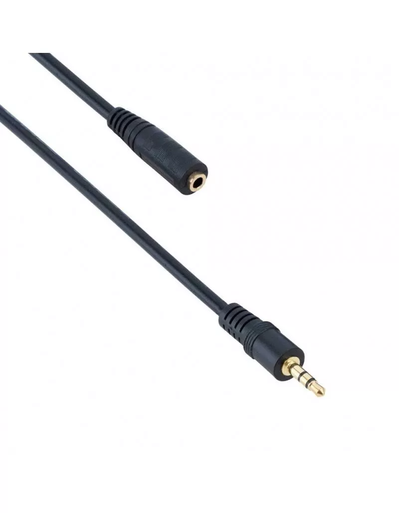 Cablu 5m JACK 3.5 mm tata - JACK 3.5 mm mama 5m STANDARD aurit TED