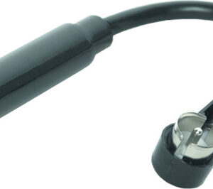 Cablu adaptor auto antena DIN soclu - ISO mufa in unghi cu cablu 15cm 4CarMedia ZRS-AA-4