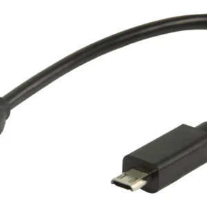 Cablu adaptor MHL mama - MHL SIII tata micro USB 11 pini 0.2m negru VALUELINE