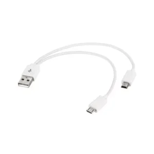 Cablu adaptor USB la mini USB si micro USB