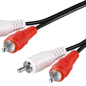 Cablu audio 2x RCA tata - 2x RCA tata 5m Goobay