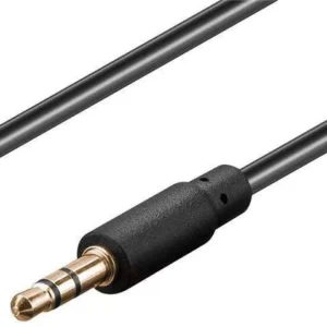 Cablu audio Jack Stereo 3.5 mm tata - 3.5 mm tata 90 grade 1m Goobay