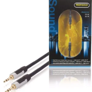 Cablu audio stereo Jack 3.5 mm tata-tata 2m OFC Profigold