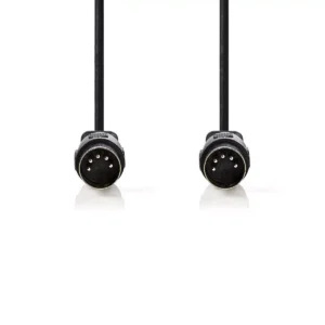 Cablu audio stereo Nedis DIN 5 pini tata - DIN 5 pini tata 3m