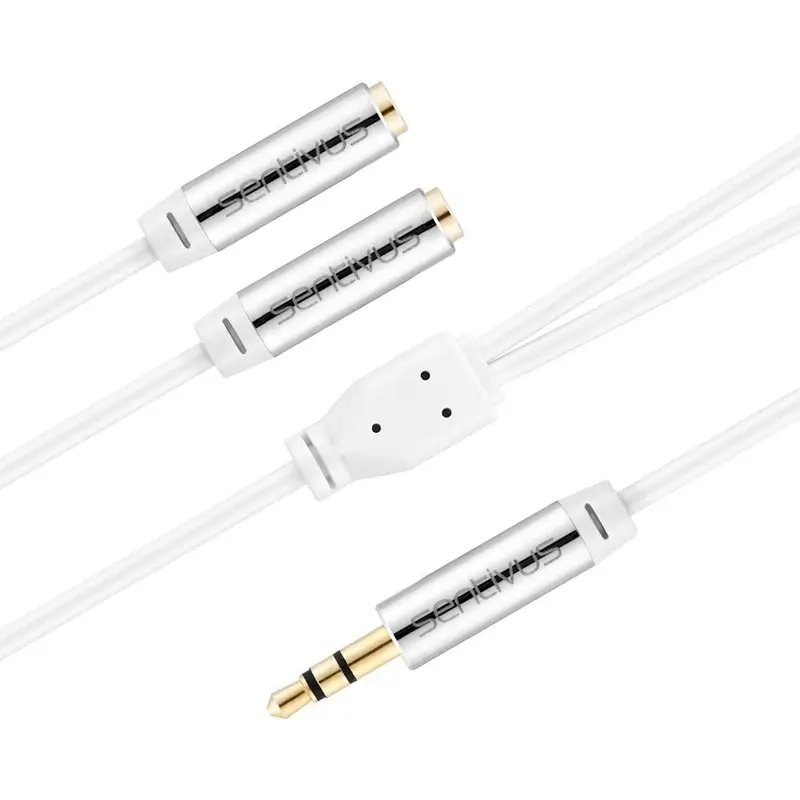 Cablu audio stereo SENTIVUS 1.5m Jack 3.5 mm tata - 2x 3.5 mm mama SE-AU101-150