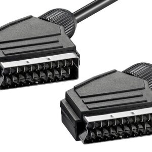 Cablu audio/video SCART 21 pini tata - SCART 21pini tata 0.8m