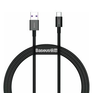 Cablu Baseus CATYS-B01 USB - Tip C 1m 100W 6A PD2.0 negru