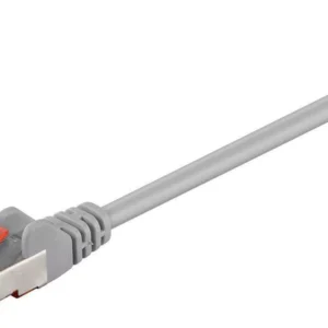 Cablu CAT6 PiMF SFTP 15m 2x RJ45cupru ecranat gri Goobay
