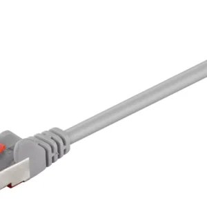 Cablu CAT6 PiMF SFTP 2m 2x RJ45 cupru ecranat gri Goobay